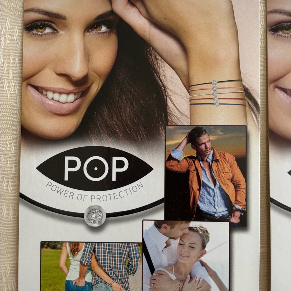 THE POP DIAMOND CLASSIC CORD BRACELET, Bezel, BNIB Pick One! - Picture 6 of 8